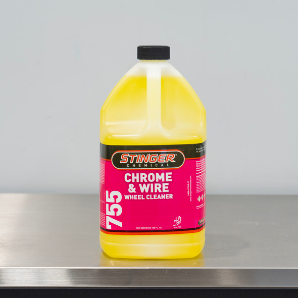 Stinger 755 Acid Wheel Cleaner 1 Gallon | Chrome Wheel Brightener | The Clean Garage