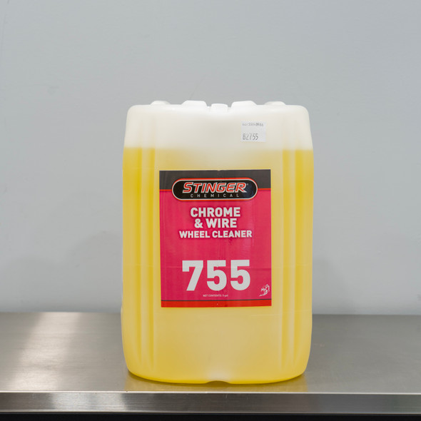 Stinger 755 Acid Wheel Cleaner 5 Gallon | Chrome Wheel Brightener | The Clean Garage