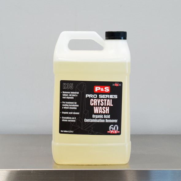 P&S Crystal Wash 1 Gallon | Organic Acid Fallout Remover The Clean Garage