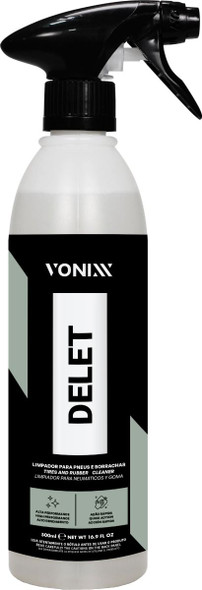 Vonixx Delet Tire and Rubber Cleaner 500ml | 16.9 oz | The Clean Garage