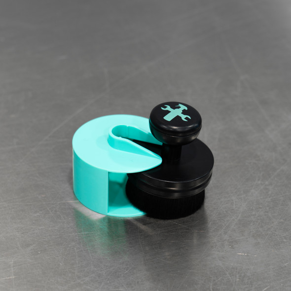 The Clean Garage | Dressing Applicator Brush and Stand | For Tire and Trim Dresings