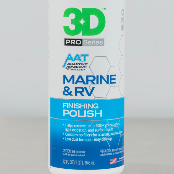 3D AAT 630 Marine and RV Finishing Polish 32oz