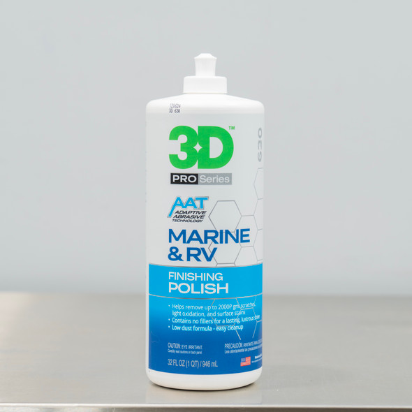 3D AAT 630 Marine and RV Finishing Polish 32oz 