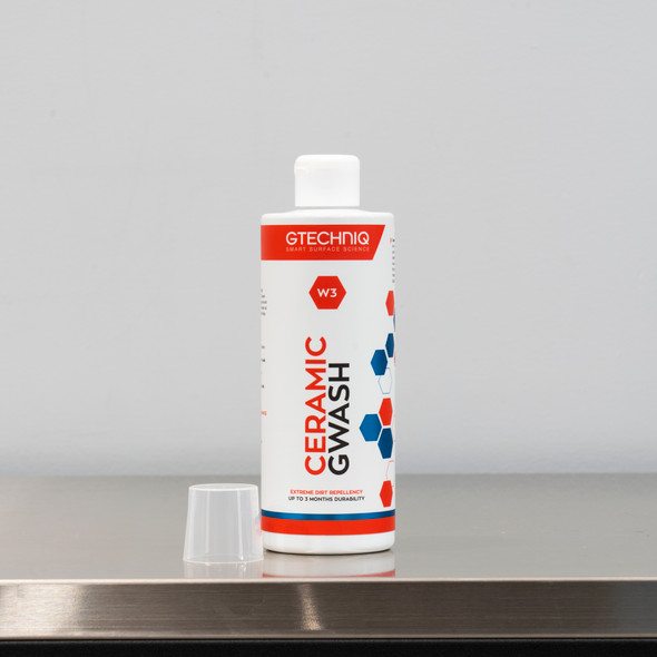 The Clean Garage | Gtechniq W3 Ceramic GWash 500ml | Car Wash Shampoo With Ceramic
