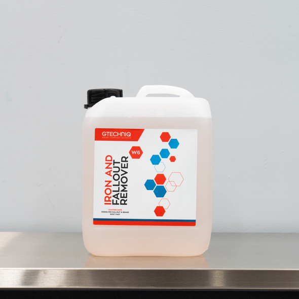 Gtechniq W6 Iron and Fallout Remover 5 Liter | Decon Spray 169oz  The Clean Garage
