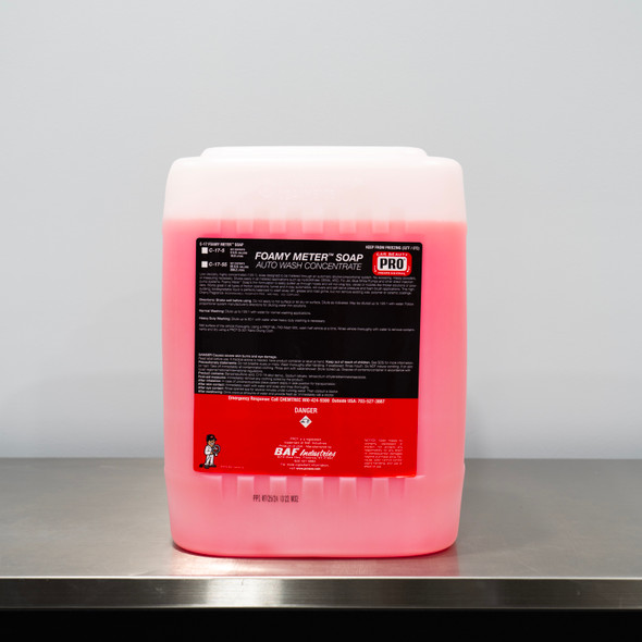 Clean Garage | PRO Foamy Meter Soap 5 Gallon | Highly Concentrated Metering Shampoo