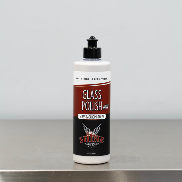 Shine Supply Glass Polish Plus 16oz | Window and Chrome Polish | The Clean Garage