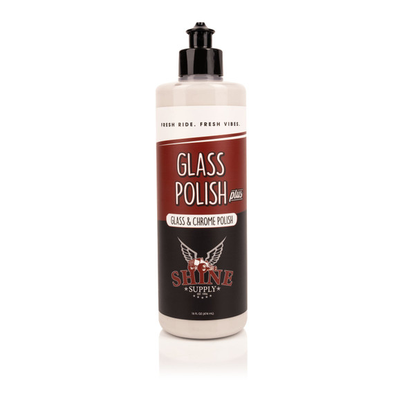 Shine Supply Glass Polish Plus 16oz | Window and Chrome Polish | The Clean Garage