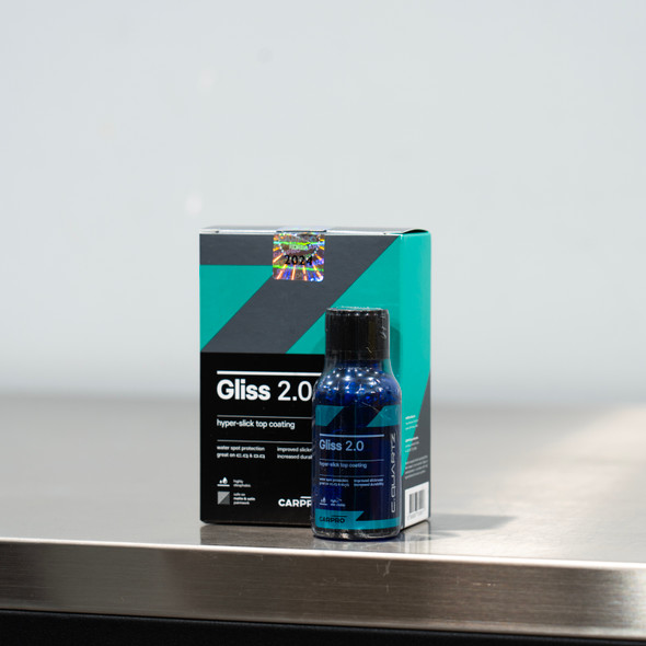 Cquartz Gliss 2.0 30ml Kit | Carpro Coating Hyper Slick Top Coat The Clean Garage
