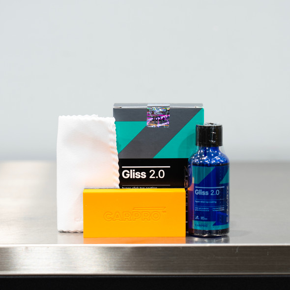Cquartz Gliss 2.0 50ml Kit | Carpro Coating Hyper Slick Top Coat