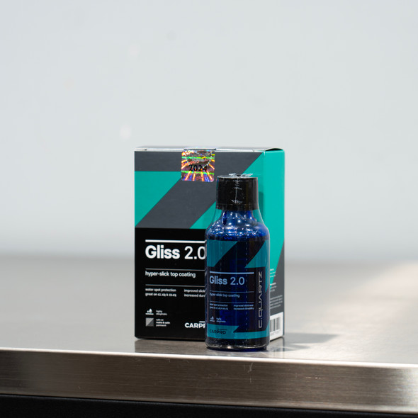 Cquartz Gliss 2.0 50ml Kit | Carpro Coating Hyper Slick Top Coat The Clean Garage