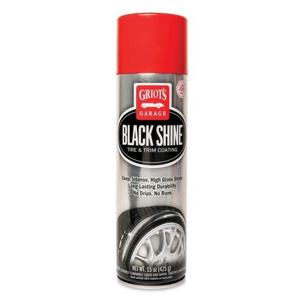 Griot's Garage Black Shine Tire Trim Coating 15oz | Aerosol Dressing