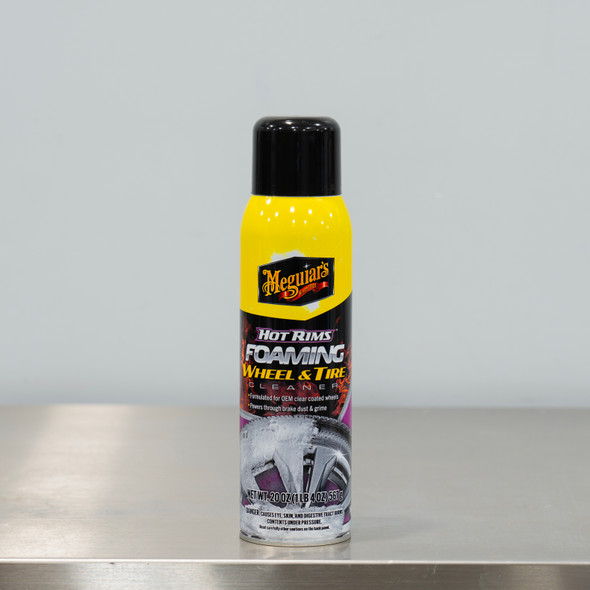 Meguiars Hot Rims Foaming Wheel and Tire Cleaner | 20oz The Clean Garage