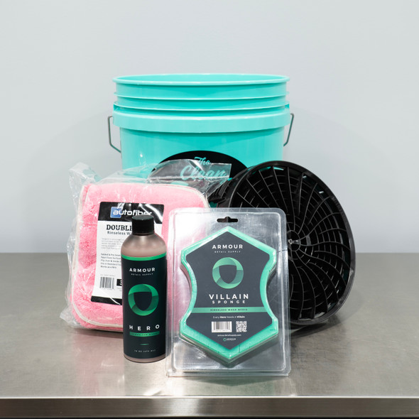 Clean Garage Armour Detail Supply Hero and Villain Rinseless Wash Kit 