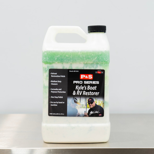 P&S Kyle’s Boat & RV Restorer 1 Gallon | Marine One Step Compound Polish The Clean Garage