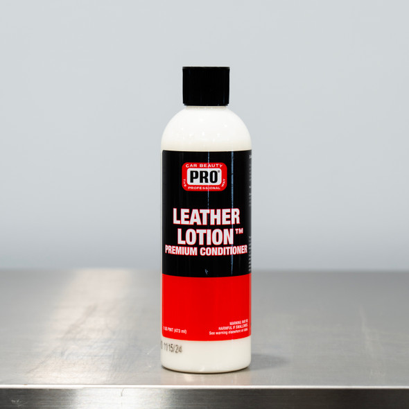 PRO Leather Lotion 16oz | Conditioner with Leather Scent The Clean Garage