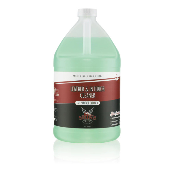 Shine Supply Leather and Interior Cleaner 1 Gallon | The Clean Garage