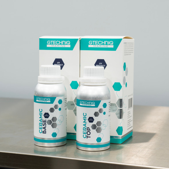 Gtechniq Marine Ceramic Coating Combo | 250ml Base & Top Coat | The Clean Garage