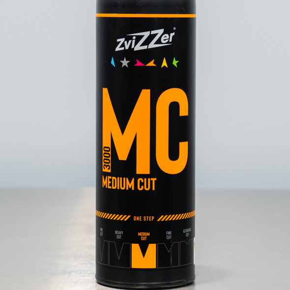 ZviZZer MC 3000 Medium Cut 750ml | One Step Compound Orange 25.36oz