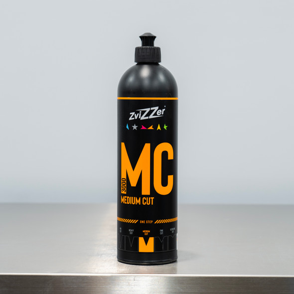 ZviZZer MC 3000 Medium Cut 750ml | One Step Compound Orange 25.36 oz The Clean Garage