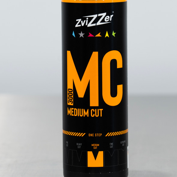 ZviZZer MC 3000 Medium Cut 250ml | One Step Compound Orange 8.45oz