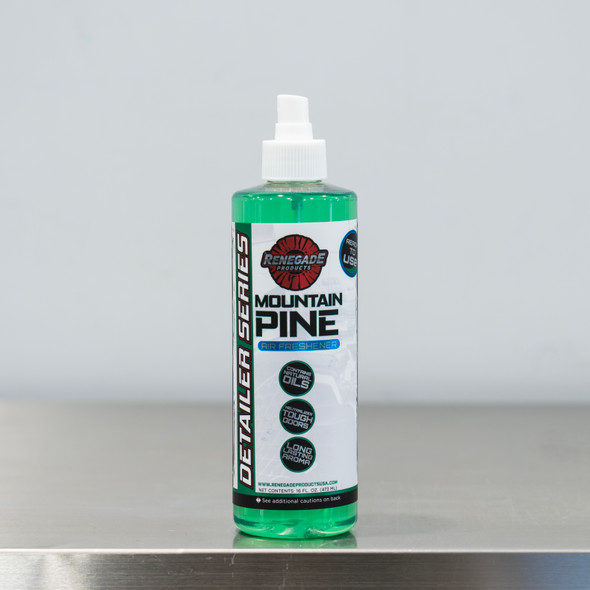 Renegade Detailer Series Air Freshener Spray | Mountain Pine Scent 16oz The Clean Garage