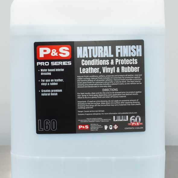 P&S Natural Finish Dressing 5 Gallon | Interior Spray Dressing