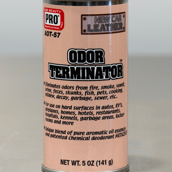 PRO New Car Leather Scent Odor Terminator Aerosol 5oz