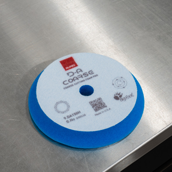 6" Rupes DA Coarse Blue Foam Pad | For 5" Backing Plate