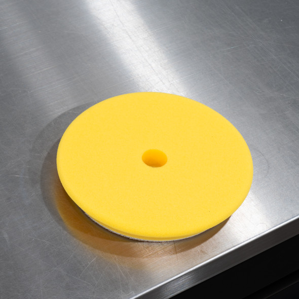 The Clean Garage | 7" Rupes DA Fine Yellow Foam Pad | For 6" Backing Plate
