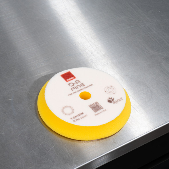 6" Rupes DA Fine Yellow Foam Pad | For 5" Backing Plate