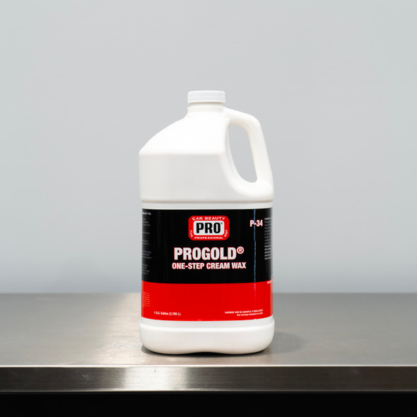 PRO GOLD One Step Cream Wax 1 Gallon | All in One Polish and Wax | Clean Garage