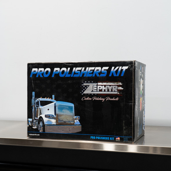 Zephyr Pro Polishers Metal Polishing Starter Kit | 21 Items The Clean Garage