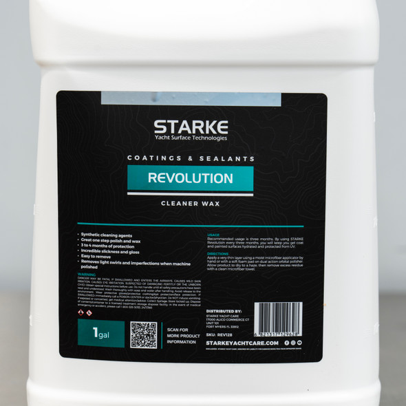 Starke Revolution 1 Gallon | Marine Cleaner Wax 128oz