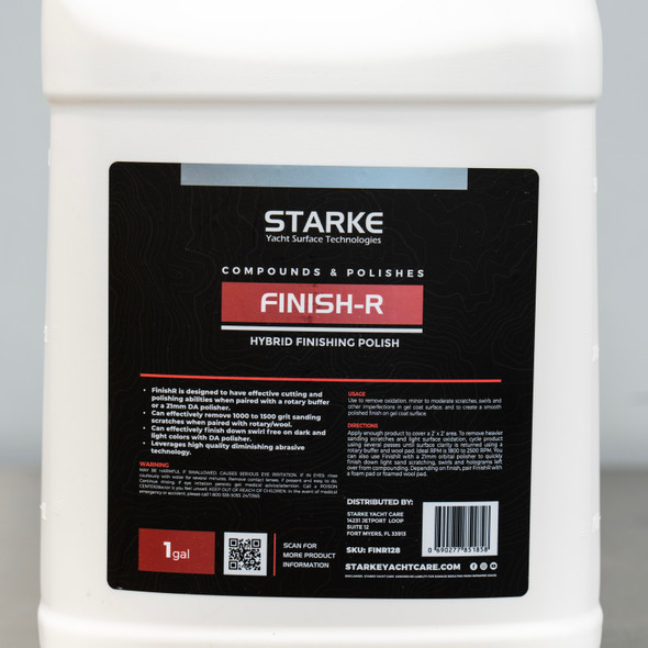 Starke Finish R Hybrid Polish 1 Gallon | Marine Finishing Polish 128oz
