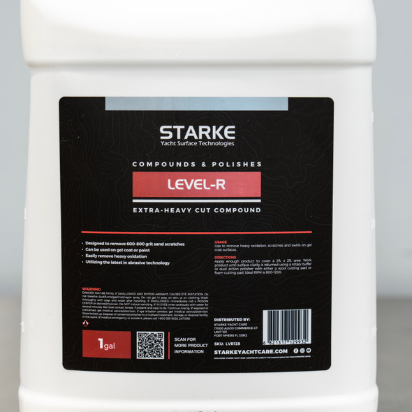 Starke Level R Compound 1 Gallon | Marine Heavy Cut Compound 128oz