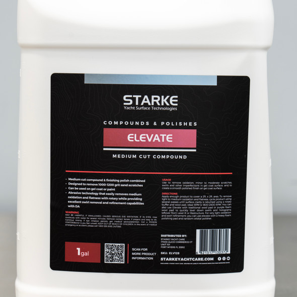 Starke Elevate Medium Cut Compound 1 Gallon | Marine Compound 128oz