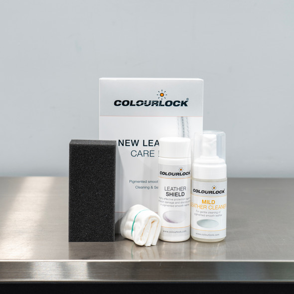 Colourlock Care Kit For New Leather | Cleaner and Shield The Clean Garage