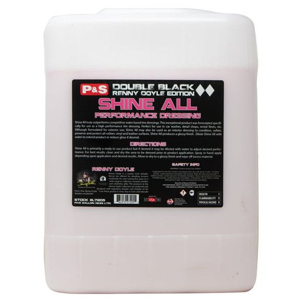 The Clean Garage P&S Shine All 5 Gallon | Performance Dressing Trim and Tire Shine Spray