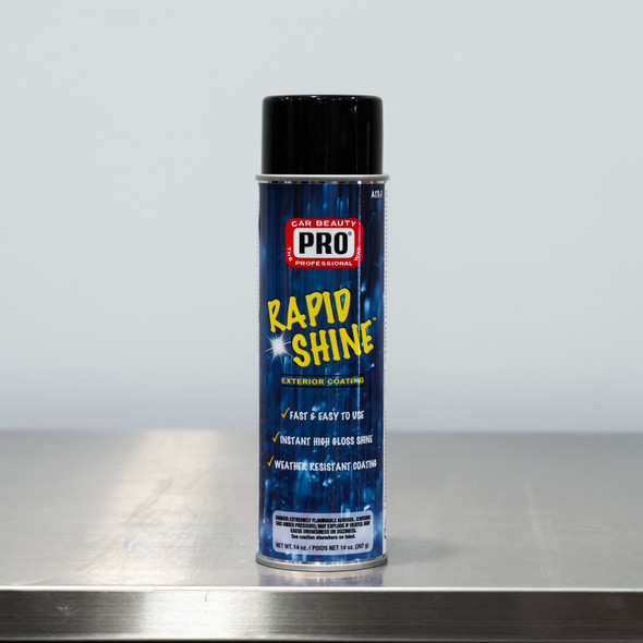 PRO Rapid Shine 14oz | Aerosol High Gloss Tire Shine Clean Garage