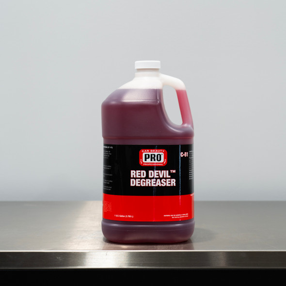 PRO Red Devil Degreaser 1 Gallon | Concentrated Water Based Degreaser | Clean Garage