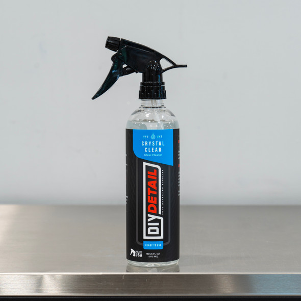 DIY Detail Crystal Clear 16oz | Glass Cleaner Spray The Clean Garage