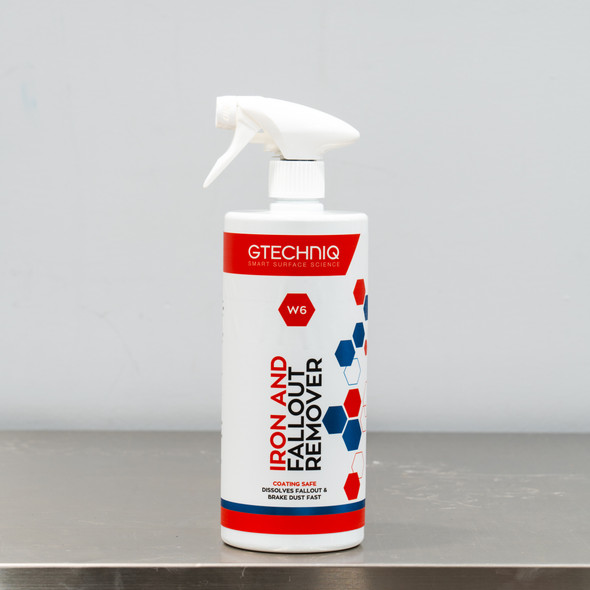 Gtechniq W6 Iron and Fallout Remover 1 Liter | Decon Spray 1000ml | The Clean Garage