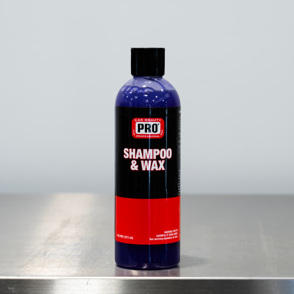 PRO Shampoo and Wax 16oz | Car Wash Soap with Polymers | TCG