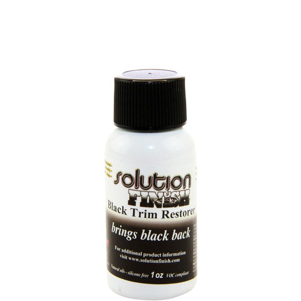 Solution Finish Black Plastic and Vinyl Trim Restorer 2 oz.