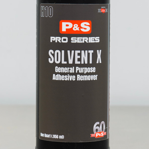 P&S Solvent X 32oz | General Purpose Adhesive Remover
