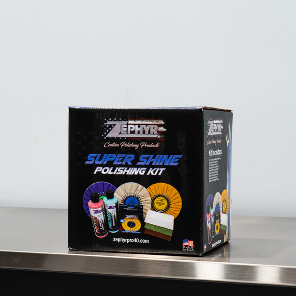 Zephyr Super Shine Metal Polishing Kit | 9 Items The Clean Garage