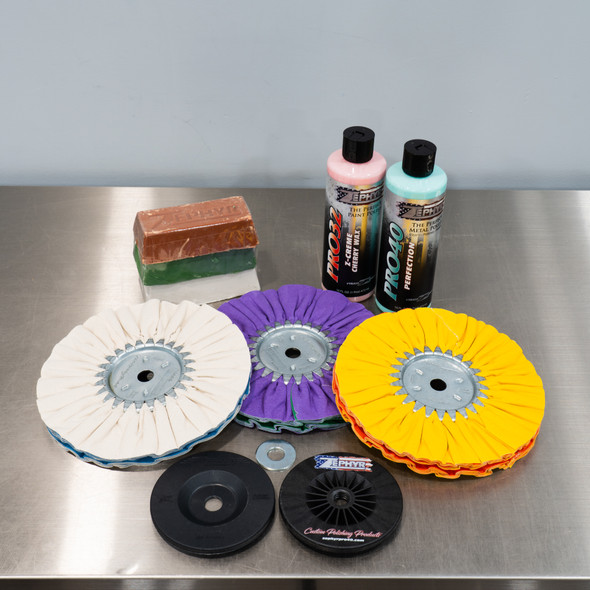 Zephyr Super Shine Metal Polishing Kit | 9 Items