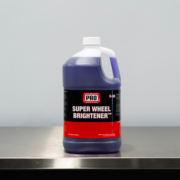 PRO Super Wheel Brightener 1 Gallon | Concentrated Acid Wheel Cleaner | Clean Garage
