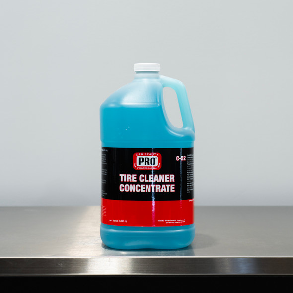 PRO Tire Cleaner 1 Gallon | Concentrated Tire & Whitewall Cleaner | Clean Garage